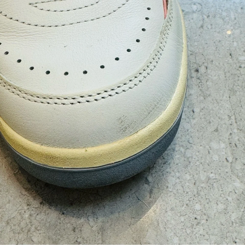 Nike Women's Air Jordan White and Tan Sneakers - Picture 10 of 13